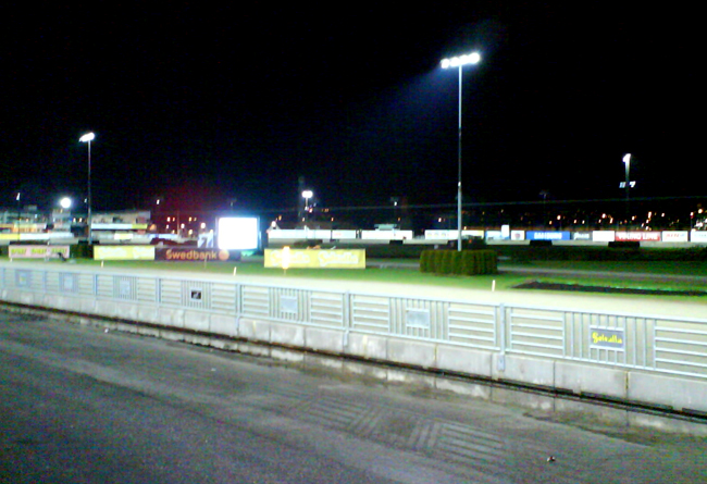 The track on Solvalla!