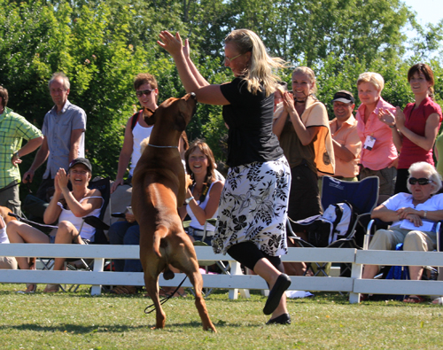 Minos wins best male at World Winner Specialty 2008!